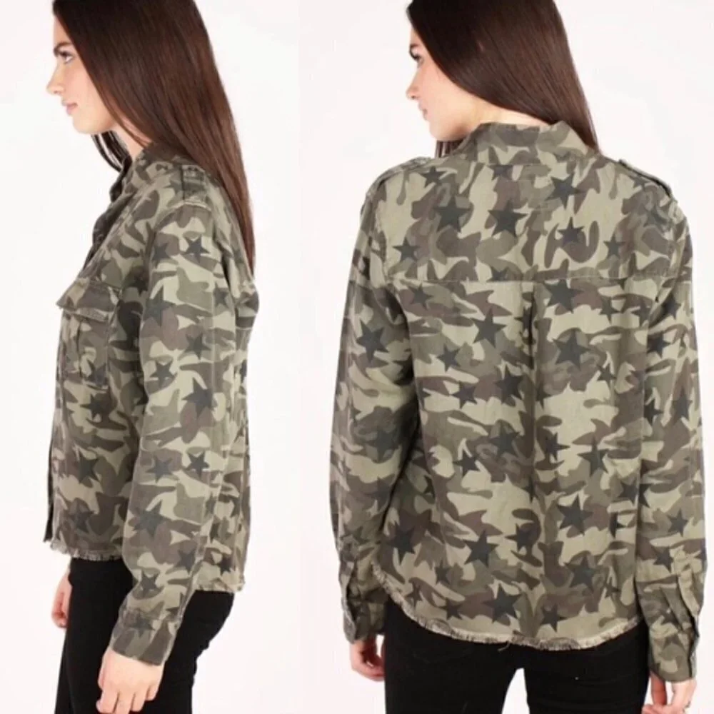 Rails Maverick Camo Star Military jacket